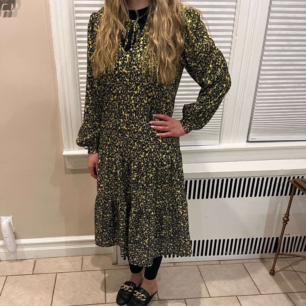 Floral midi dress